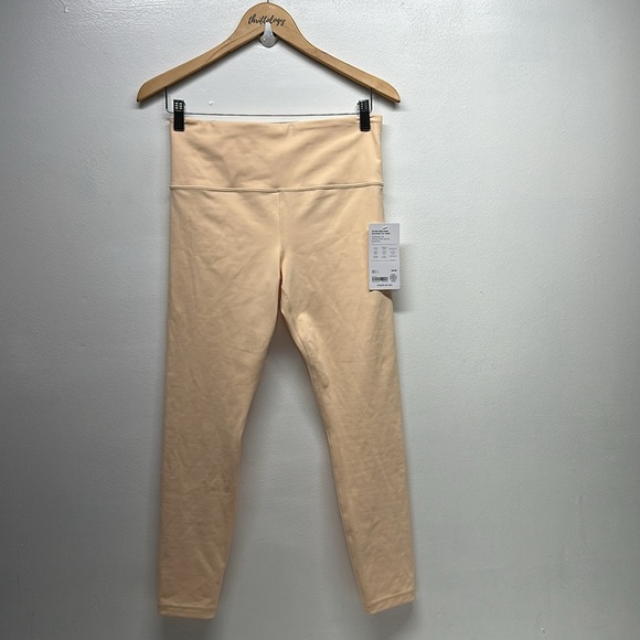 Athleta Ultra High Rise Elation 7/8 Tight Leggings Pants Peach New Medium Tall - Picture 1 of 10